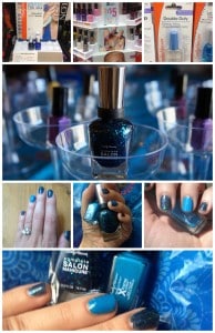 Esmaltes de uñas en tonos azules