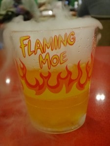 Flaming Moe en Los Simpsons de Universal Studios