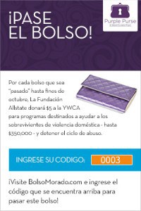 Bolso Morado, campaña contra la violencia doméstica #purplepurse