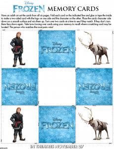 frozen memor cards2