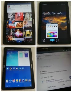 Samsung galaxy note 10.1 tablet es excelente