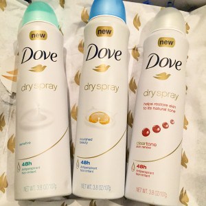 dove dry spray antiperspirant