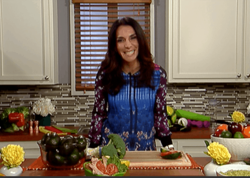 Maggie Jiménez aconseja comer más vegetales con el echale challenge