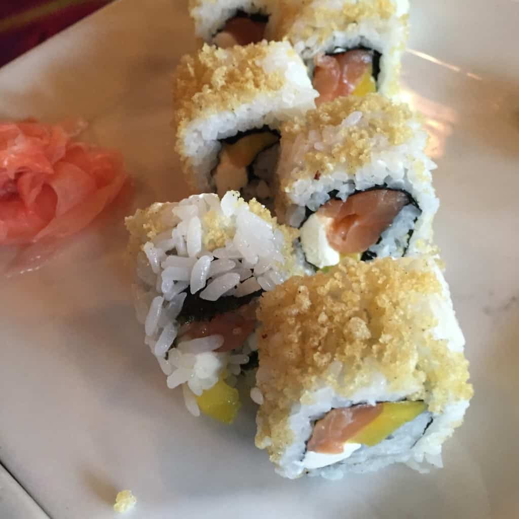 Sushi en Kona Café en Disney World