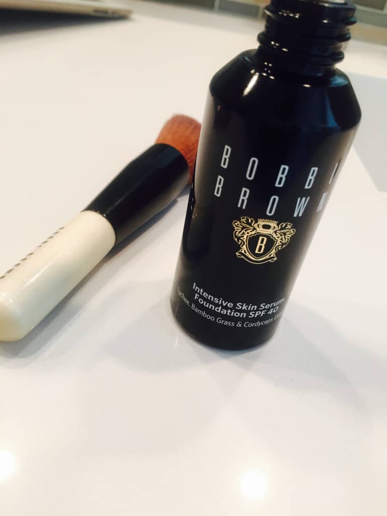 bobbi brown skin serum foundation and brush