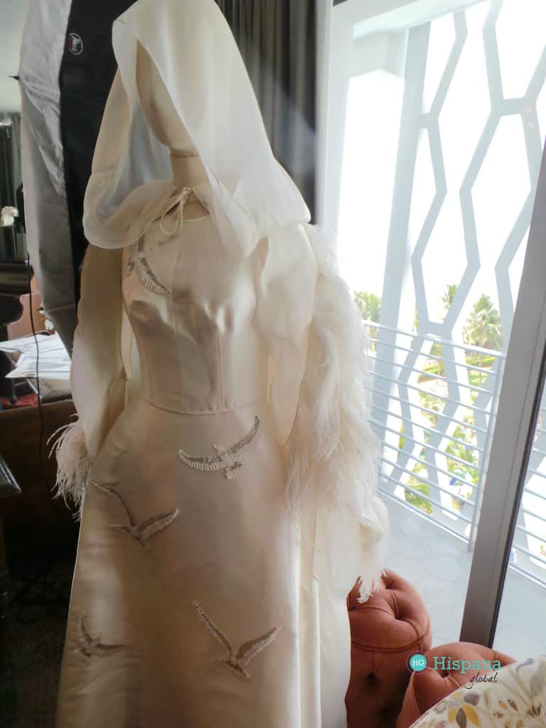 Oscar Carvallo bridal couture dress