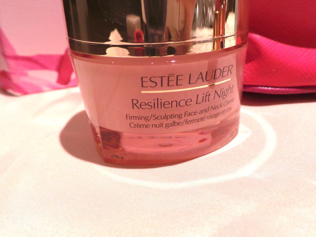 estee lauder resilience lift night breast cancer awareness