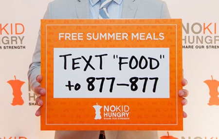 No Kid Hungry Free summer meals Summer-Texting-desktop