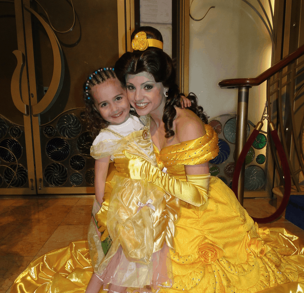 Sofia with Belle