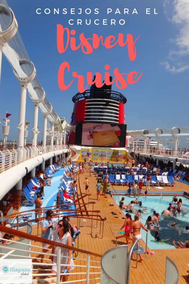 Consejos para viajes abordo el crucero Disney Cruise