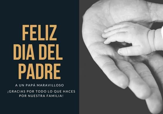 Feliz día del padre, tarjeta gratis vía hispanaglobal.com