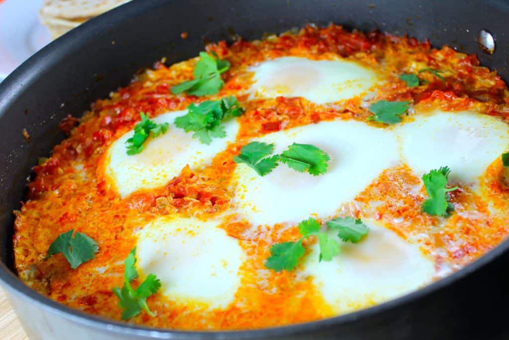 Huevos a la cazuela, recetas mes de la hispanidad