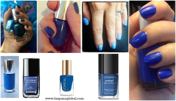 Los mejores tonos de azul en esmaltes de uñas