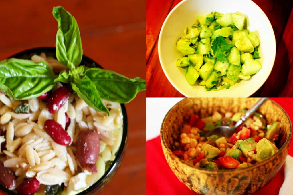 3 ensaladas deliciosas y fáciles de preparar