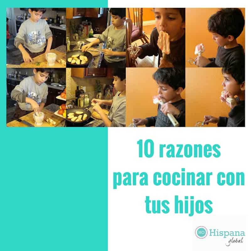 10 Razones para cocinar con tus hijos