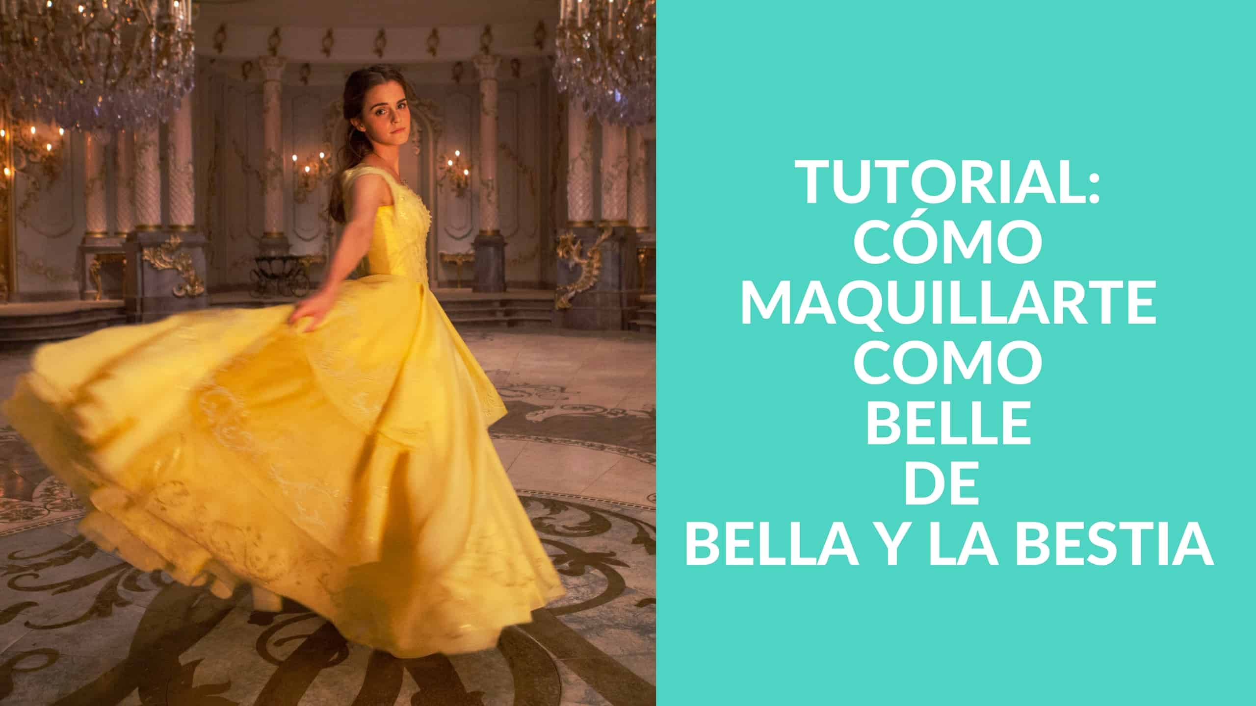 Instrucciones paso a paso para maquillarte como Belle de la Bella y la Bestia