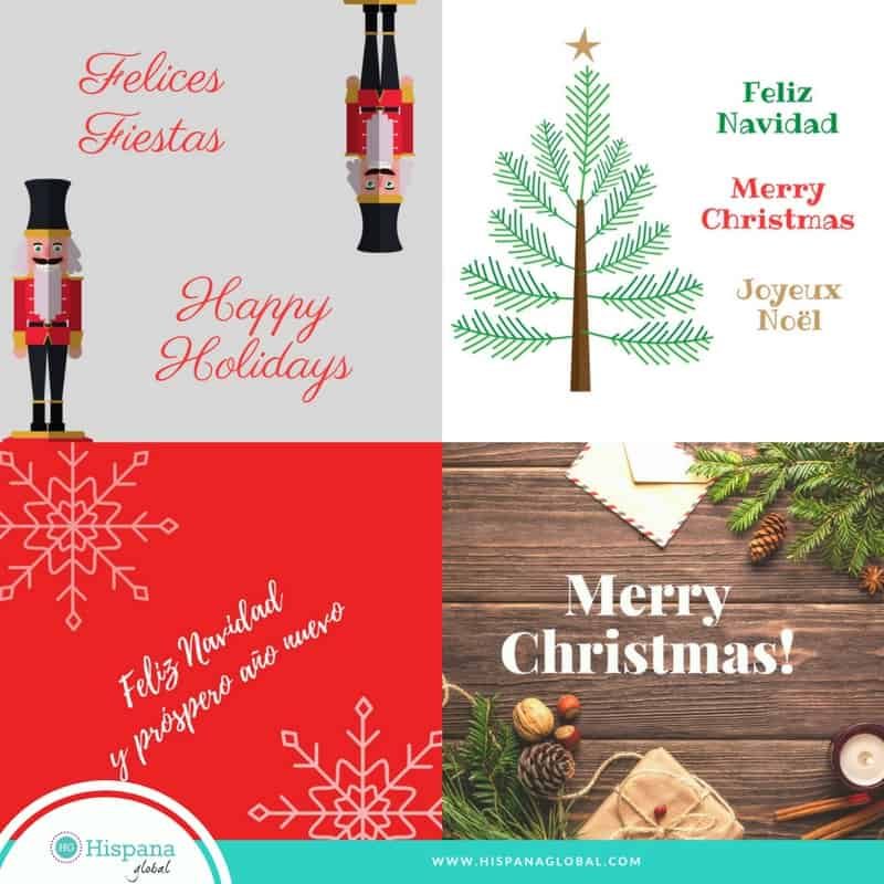 Imprime en casa estas tarjetas de Navidad gratis