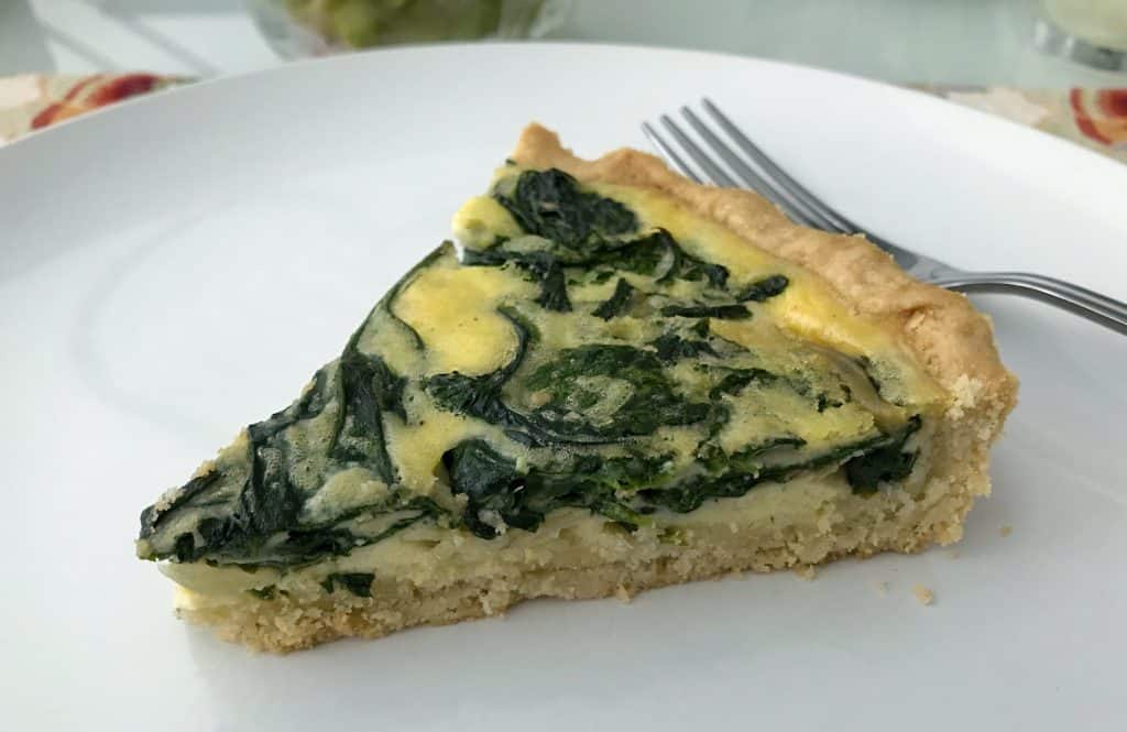 Receta de quiche de espinaca