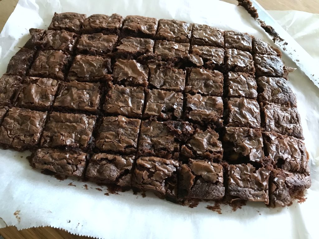 brownies con nueces