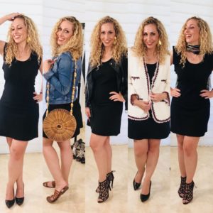 5 looks con un vestido negro