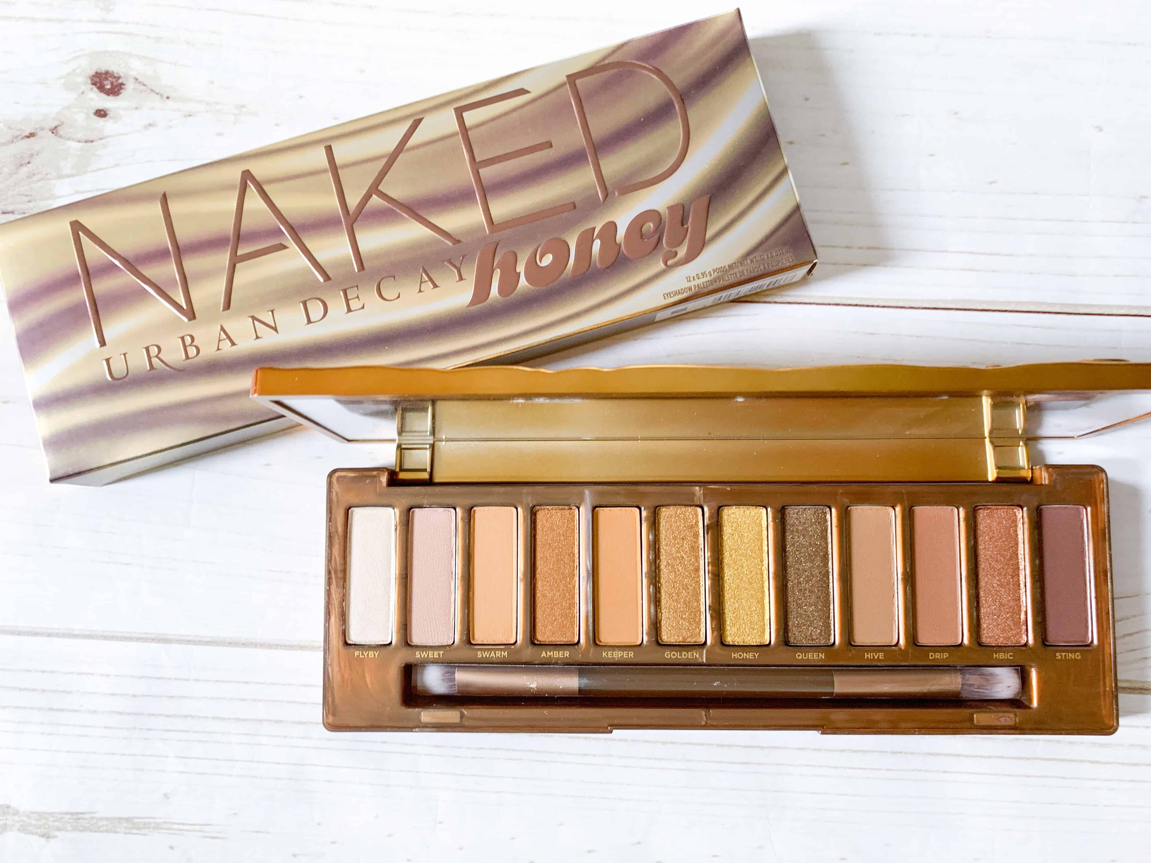 Urban decay honey palette looks step by step