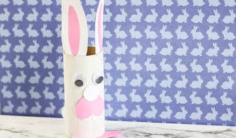 Cómo hacer un conejo con un rollo de papel higiénico