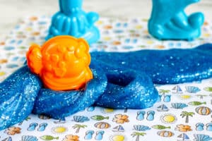 Como hacer slime marino inspirado en el oceano