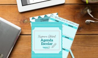 Agenda escolar para ayudar con la educacion a distancia o elearning