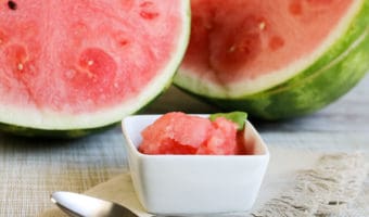 Cómo preparar sorbete de sandía en casa. Es un postre ideal para quienes no toleran bien los lácteos.