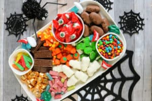 Tabla de dulces para Halloween