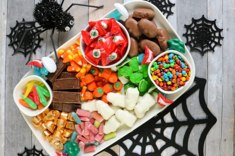 Tabla de dulces para Halloween