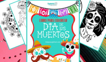 Libro para colorear gratis del Día de los Muertos