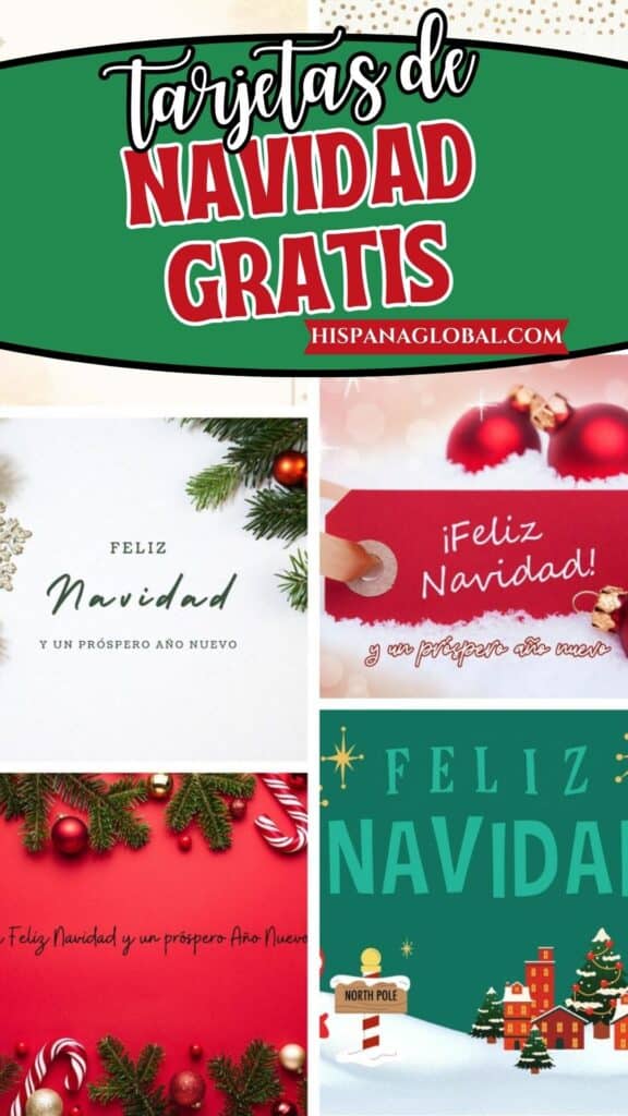 Estas tarjetas de Navidad gratis te encantarán. Envíalas por mensajes  de texto, imprímelas y úsalas para etiquetar los regalos navideños.